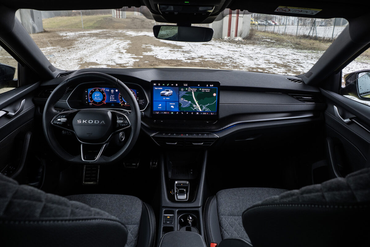 Predná časť kabíny Škoda Octavia Sportline