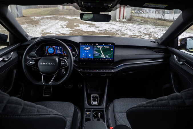 Predná časť kabíny Škoda Octavia Sportline