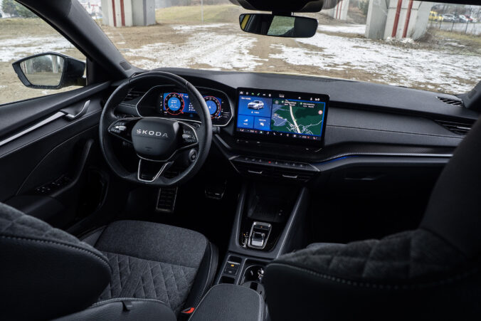 Predná časť kabíny Škoda Octavia Sportline