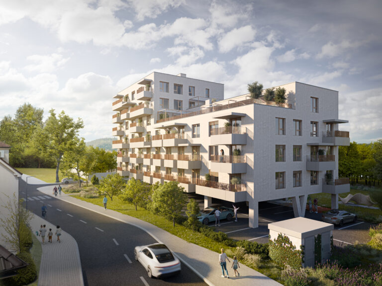 Rezidenčný projekt Tíšiny v lokalite Zátišie BA-Novom Meste (vizualizácie)