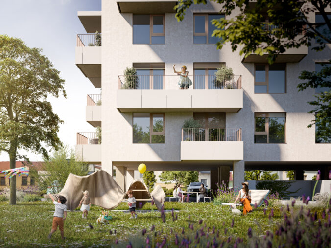 Rezidenčný projekt Tíšiny v lokalite Zátišie BA-Novom Meste (vizualizácie)