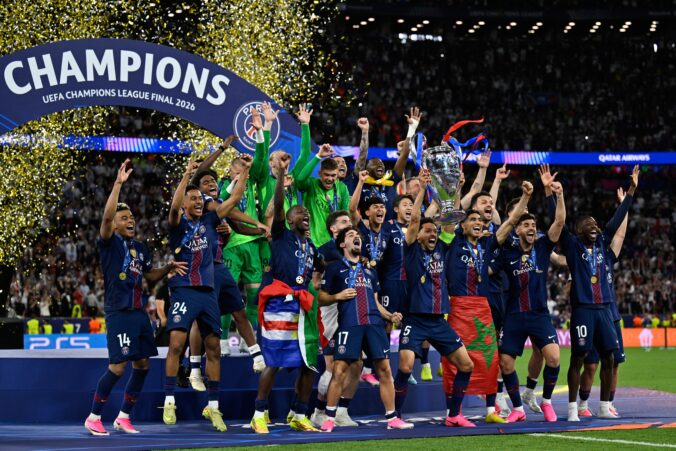 Fotografie z finále (Liga majstrov 2025/2026): Paríž St. Germain - Arsenal