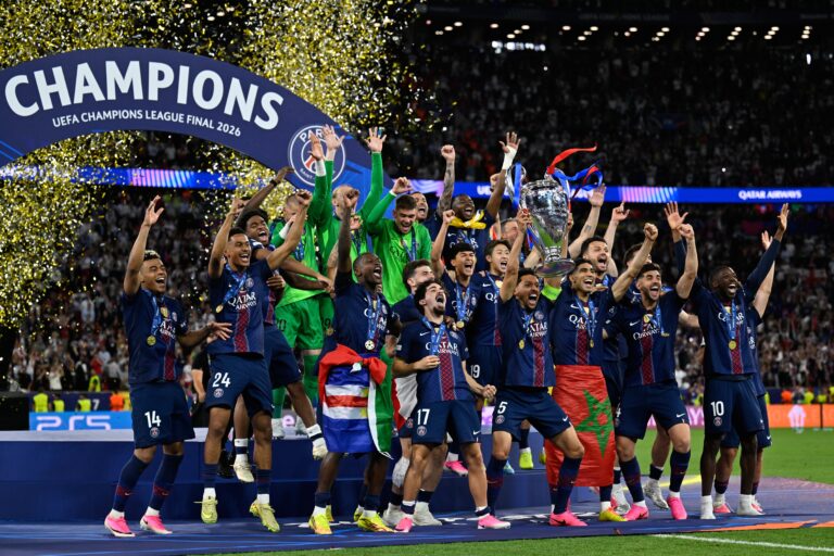 Fotografie z finále (Liga majstrov 2025/2026): Paríž St. Germain - Arsenal