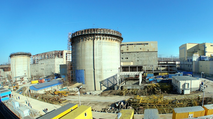 Rozostavané bloky 3 a 4 JE Cernavode v Rumunsku