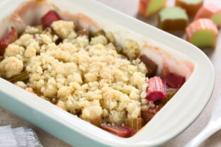 Rebarborový crumble