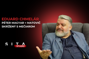 Eduard Chmelár v rozhovore s Pavlem Urbanom počas nahrávania novej epizódy video podcastu v Štúdiu SITA.