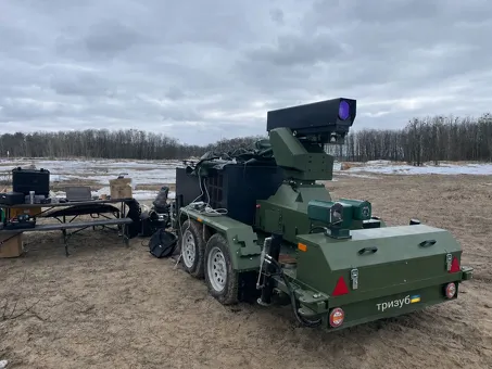 Nová mobilná varianta útočného laseru Tryzub