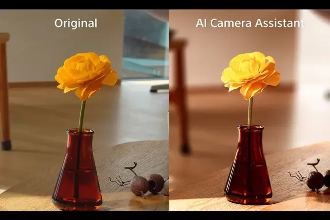 Fotografia vpravo často nedosahuje kvalít originálu. Je, buď prepálená, alebo jej chýbajú detaily |Zdroj: Sony