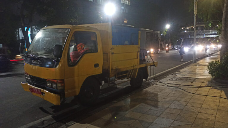 Diesel Transport Truck for Backup Power at an Event