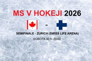 Hokej - výsledok semifinále Kanada - Fínsko na MS v hokeji 2026