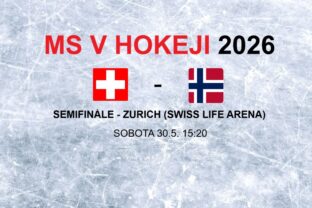 Hokej - výsledok semifinále Švajčiarsko - Nórsko na MS v hokeji 2026