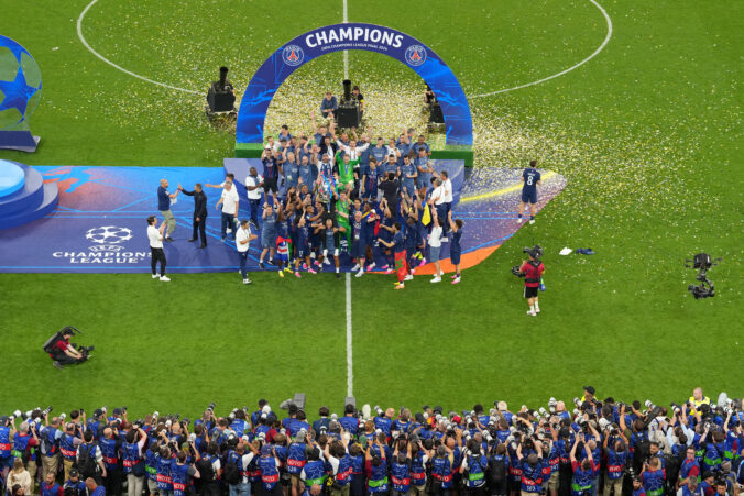 Fotografie z finále (Liga majstrov 2025/2026): Paríž St. Germain - Arsenal