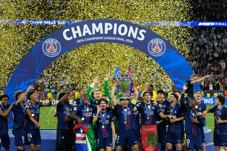 Fotografie z finále (Liga majstrov 2025/2026): Paríž St. Germain - Arsenal