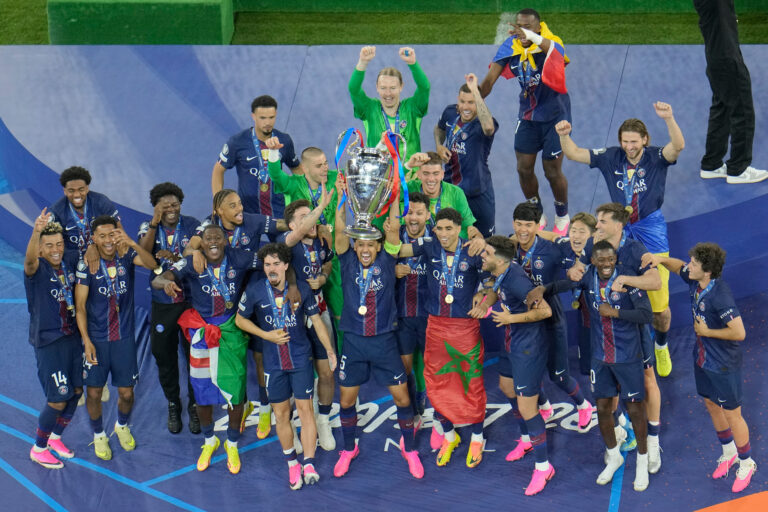Fotografie z finále (Liga majstrov 2025/2026): Paríž St. Germain - Arsenal