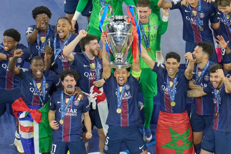 Fotografie z finále (Liga majstrov 2025/2026): Paríž St. Germain - Arsenal