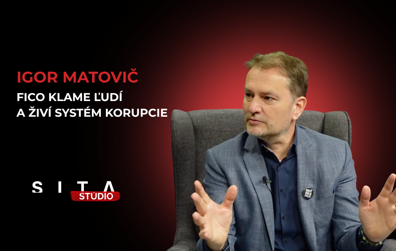 Igor Matovič v rozhovore s Pavlem Urbanom počas nahrávania novej epizódy video podcastu v Štúdiu SITA.