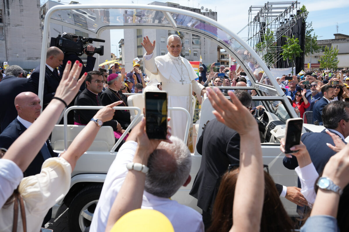 Italy Pope Acerra