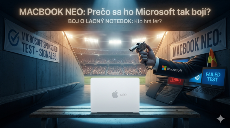 Kto vyhráva? Macbook Neo, alebo Microsoft?