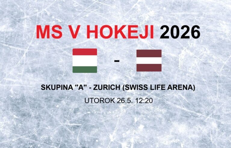MS v hokeji 2026: Zápas Maďarsko - Lotyšsko