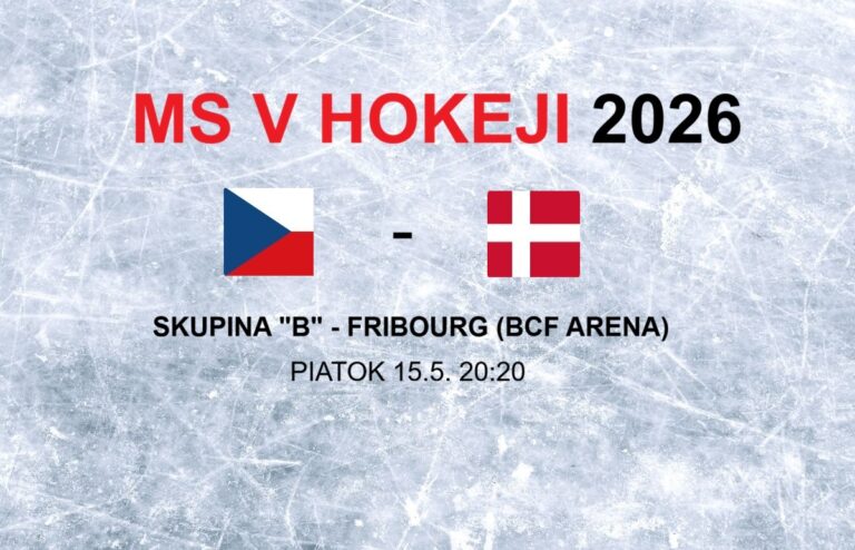 MS v hokeji 2026, zápas Česko - Dánsko