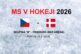MS v hokeji 2026, zápas Česko - Dánsko