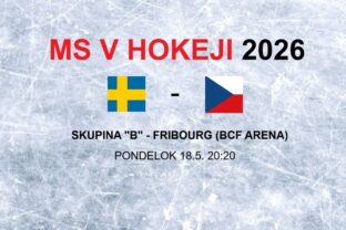 MS v hokeji 2026: Zápas Švédsko - Česko