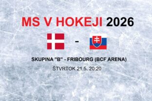 MS v hokeji 2026: Zápas Dánsko - Slovensko