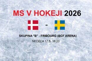MS v hokeji 2026: Zápas Dánsko - Švédsko