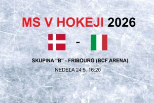 MS v hokeji 2026: Zápas Dánsko - Taliansko