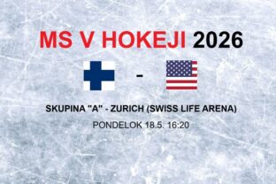 MS v hokeji 2026: Zápas Fínsko - USA