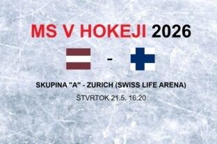 MS v hokeji 2026: Zápas Lotyšsko - Fínsko