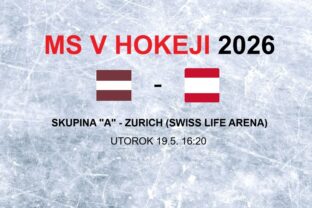 MS v hokeji 2026: Zápas Lotyšsko - Rakúsko