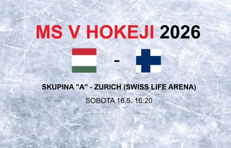 MS v hokeji 2026: Zápas Maďarsko - Fínsko