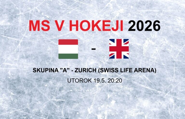 MS v hokeji 2026: Zápas Maďarsko - Veľká Británia