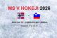 MS v hokeji 2026: Zápas Nórsko - Slovinsko