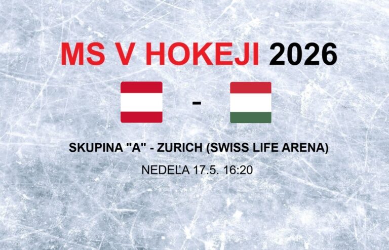 MS v hokeji 2026: Zápas Rakúsko - Maďarsko