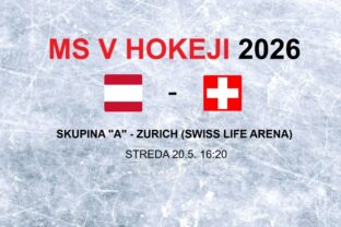 MS v hokeji 2026: Zápas Rakúsko - Švajčiarsko