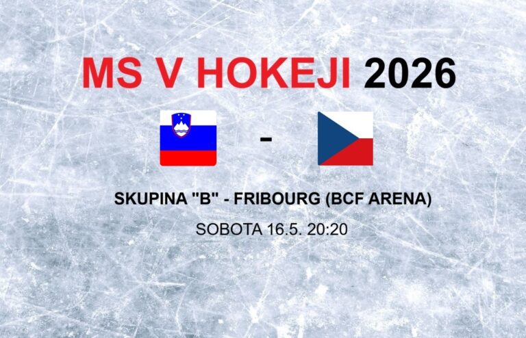 MS v hokeji 2026: Zápas Slovinsko - Česko