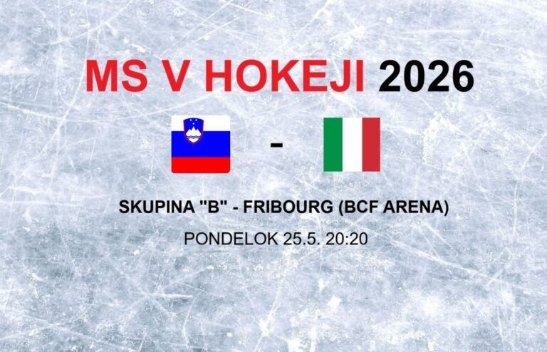 MS v hokeji 2026: Zápas Slovinsko - Taliansko