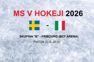 MS v hokeji 2026: Zápas Švédsko - Taliansko