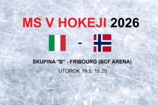 MS v hokeji 2026: Zápas Taliansko - Nórsko