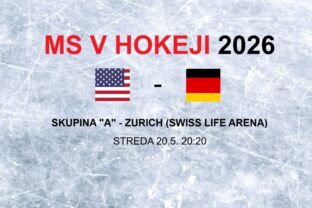 MS v hokeji 2026: Zápas Nemecko - USA