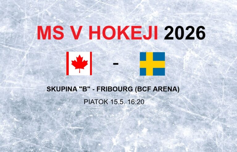 Zápas MS v hokeji 2026: výsledok Švédsko - Kanada