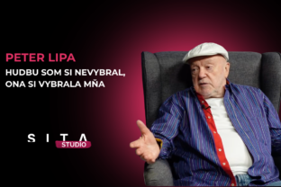 Peter Lipa v rozhovore s Matejom Martinčekom počas nahrávania novej epizódy video podcastu v Štúdiu SITA.