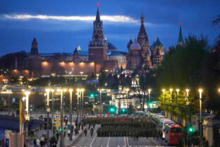 Russia Victory Day Parade Rehearsal