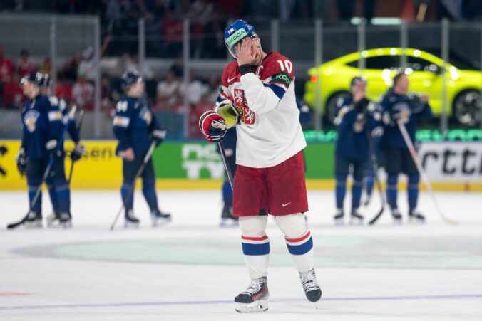Fotografie štvrťfinále Fínsko - Česko na MS v hokeji 2026.