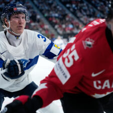 Fotografie semifinále Kanada - Fínsko na MS v hokeji 2026.