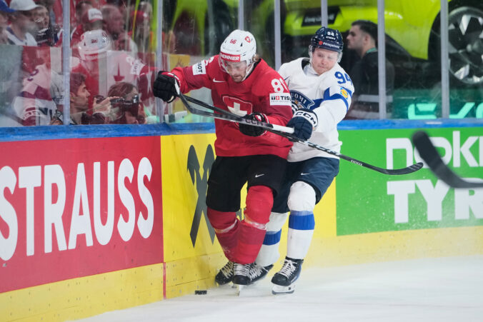 Fotografie: Hokej finále Švajčiarsko - Fínsko na MS v hokeji 2026.