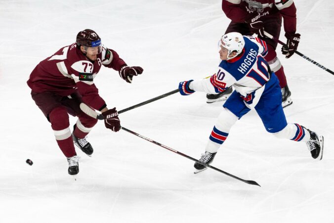 Zápas Lotyšsko - USA na MS v hokeji 2026