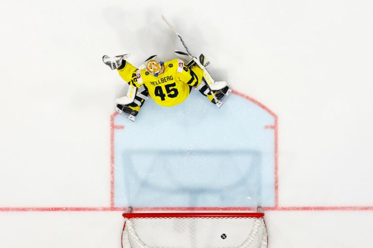 Fotografie zo zápasu Slovensko - Švédsko na MS v hokeji 2026.